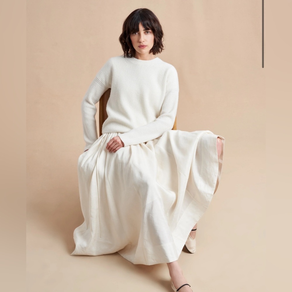 La Ligne Mini Toujours Sweater, size S, color cream